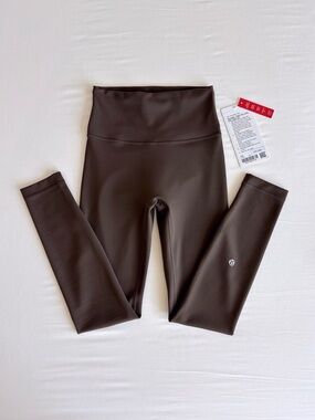lululemon Wunder Train No Line High-Rise Tight 24" Asia Fit Walnut Crunch XS